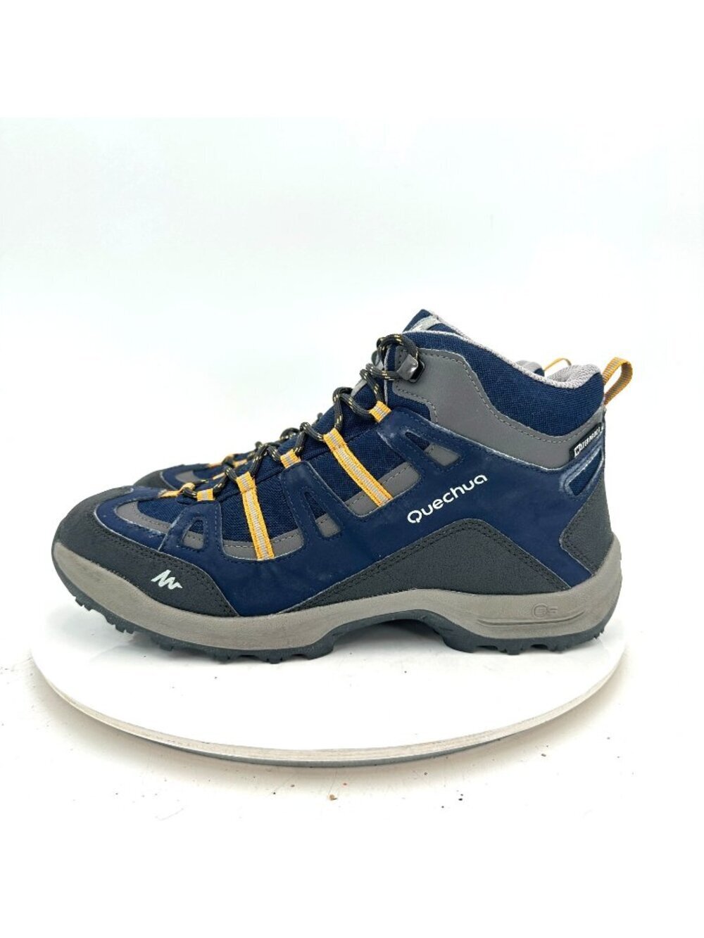 Quechua Arpenaz 100 MID WP Men Size 10 Dark Blue Waterproof Hiking Shoes